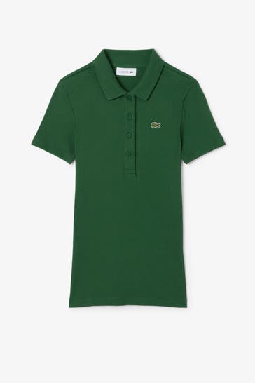 LACOSTE Polo-Shirt dunkelgrün