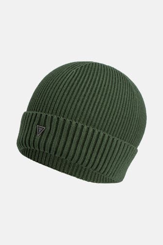 GUESS Strickmütze 'Mito' dunkelgrün