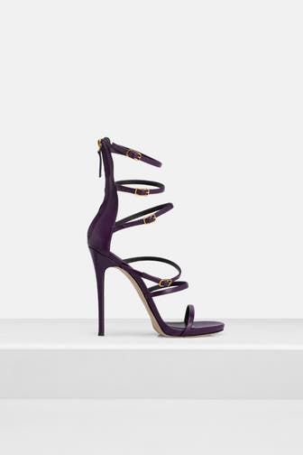 GIUSEPPE ZANOTTI Sandaletten dunkellila