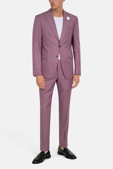 JOOP! Schurwoll-Anzug aubergine