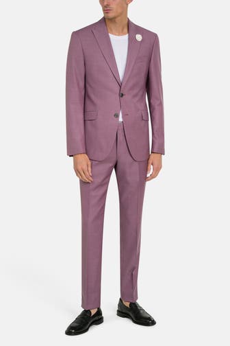 JOOP! Schurwoll-Anzug aubergine