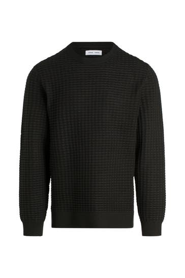 SAMSØE & SAMSØE Feinstrickpullover 'Jules' schwarz