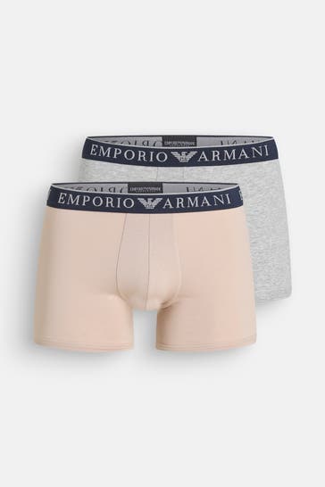 EMPORIO ARMANI 2er-Pack Boxer Trunks zweifarbig
