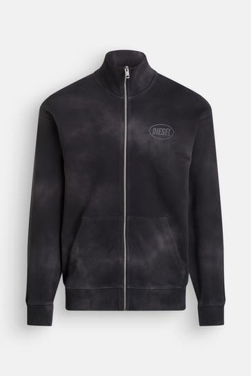 DIESEL Sweatjacke dunkelgrau