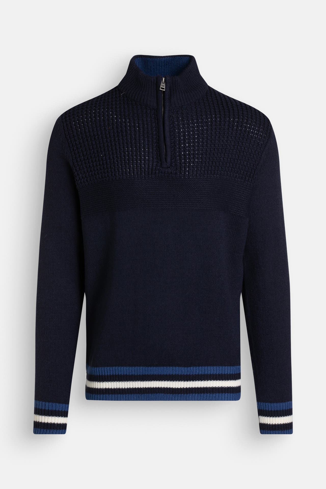 BEN SHERMAN Strickpullover dunkelblau, Bild 1