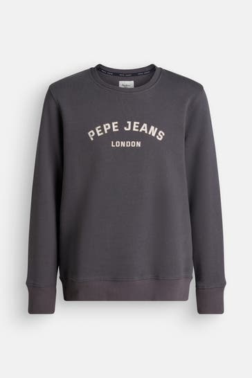 PEPE JEANS Sweatshirt 'Aldridge' dunkelgrau