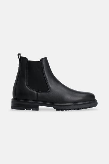 MARC O'POLO Chelsea-Boots 'Rony' schwarz