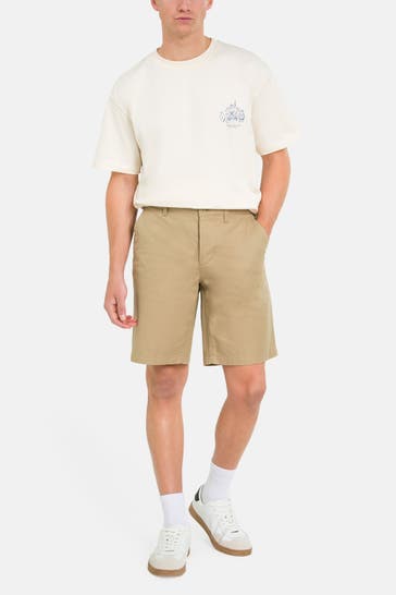 LACOSTE Chino-Shorts beige
