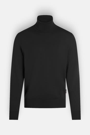 HECHTER Paris Wollpullover schwarz