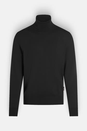 HECHTER Paris Wollpullover schwarz