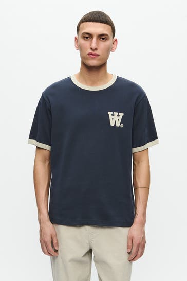 WOOD WOOD T-Shirt schwarzblau