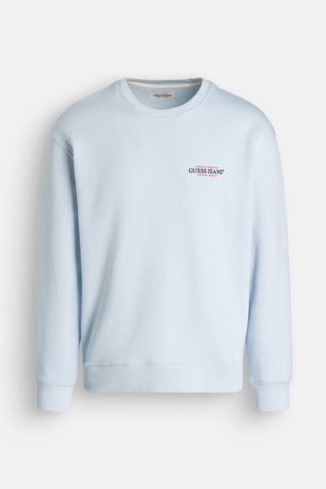 GUESS Sweatshirt 'American Tradition' hellblau