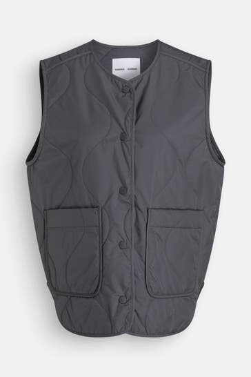 SAMSØE & SAMSØE Weste 'Saya' grau