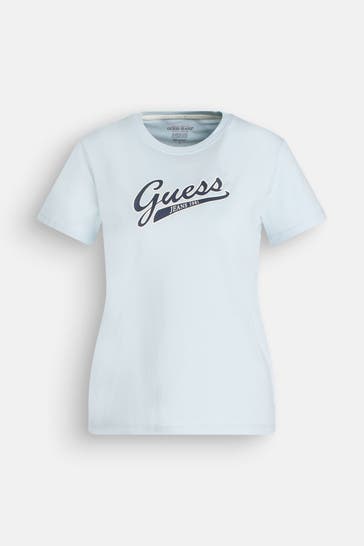 GUESS T-Shirt hellblau