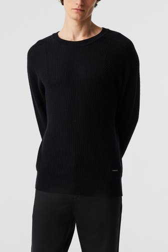 ALPHATAURI Wollmix-Pullover schwarz