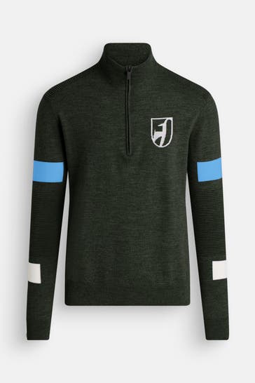 TONI SAILER Strickpullover 'Hubert' dunkelgrün