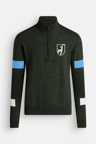 TONI SAILER Strickpullover 'Hubert' dunkelgrün