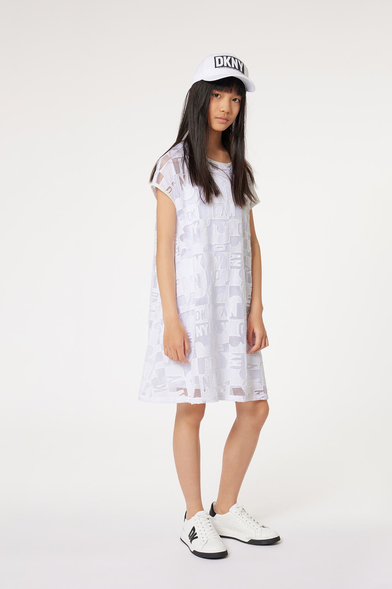 DKNY 2-in1 Kleid weiß, Bild 1