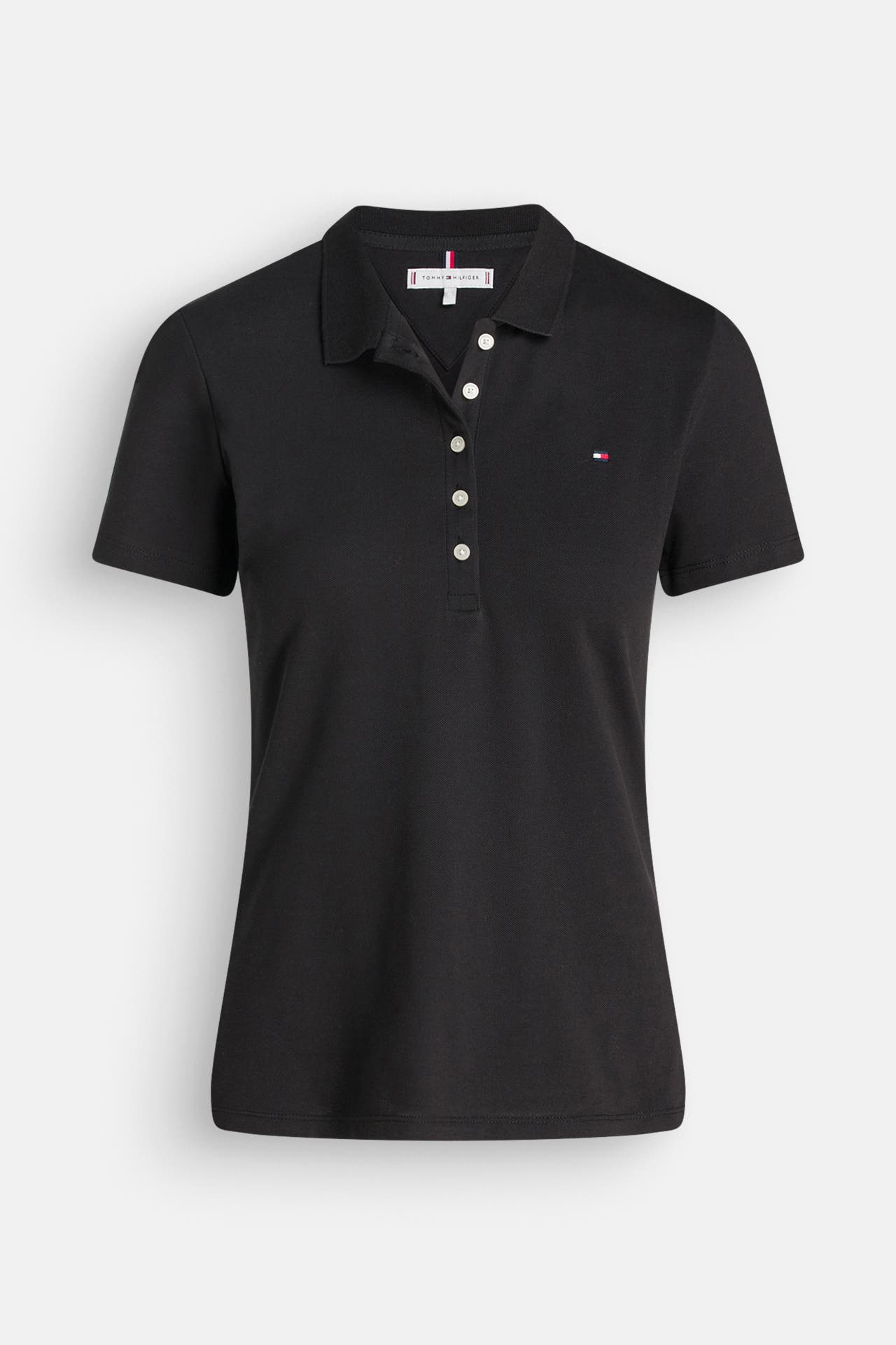 TOMMY HILFIGER Polo-Shirt schwarz, Bild 1