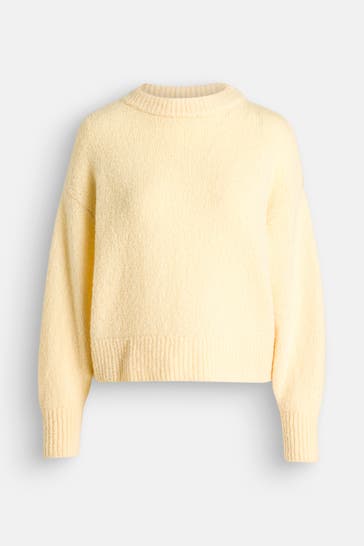 WINDSOR. Wollmix-Pullover gelb