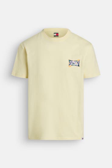 TOMMY JEANS - T-Shirt 'Flower Power' gelb