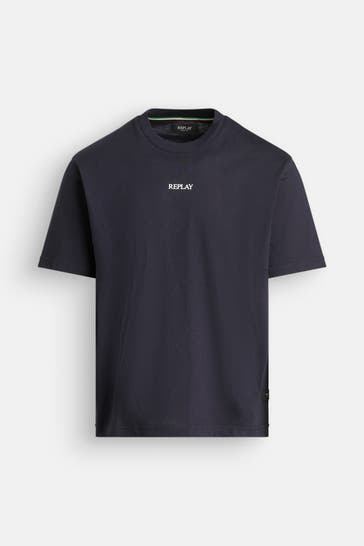 REPLAY T-Shirt schwarzblau