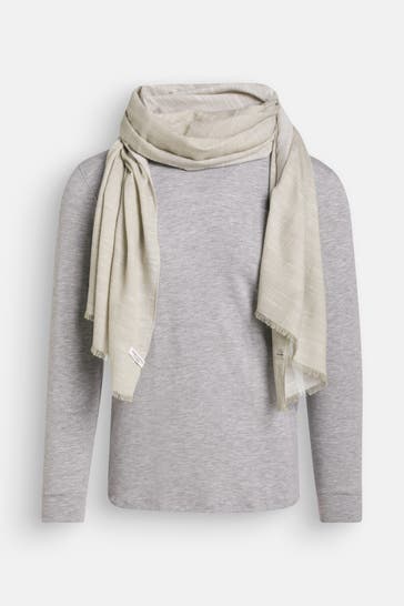 MARC O'POLO Tuch graugrün