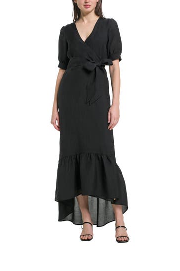 SCOTCH & SODA Wickelkleid schwarz