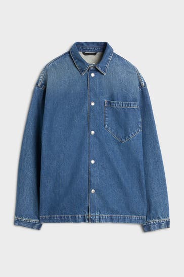 7 FOR ALL MANKIND Jeansjacke dunkelblau