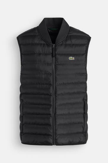 LACOSTE Weste schwarz