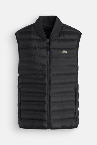 LACOSTE Weste schwarz