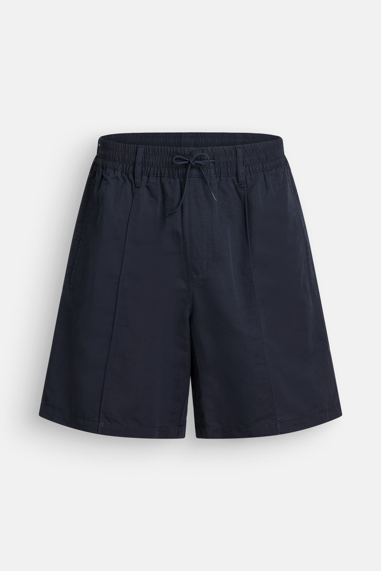 EMPORIO ARMANI Leinenmix-Shorts dunkelblau, Bild 1