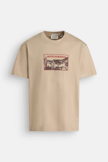 SCOTCH & SODA T-Shirt beige