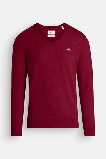 GANT Wollmixpullover weinrot