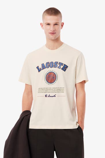 LACOSTE T-Shirt creme