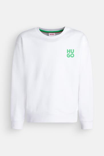 HUGO Sweatshirt weiß