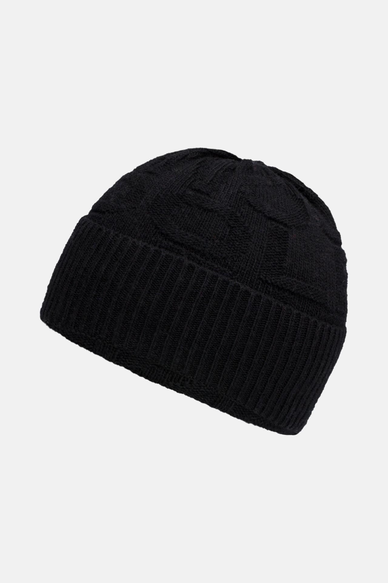 WOOLRICH Wollmix-Mütze schwarz unisex, Bild 1