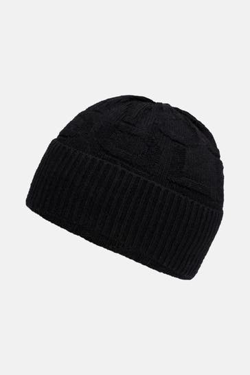 WOOLRICH Wollmix-Mütze schwarz unisex
