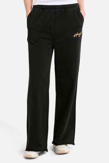 HUGO Joggpants 'Nasuede' schwarz