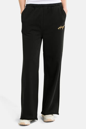 HUGO Joggpants 'Nasuede' schwarz