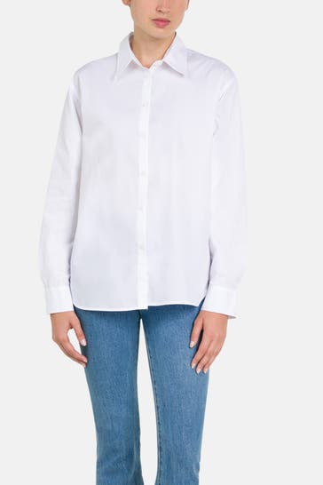 CALVIN KLEIN Casual-Bluse weiß