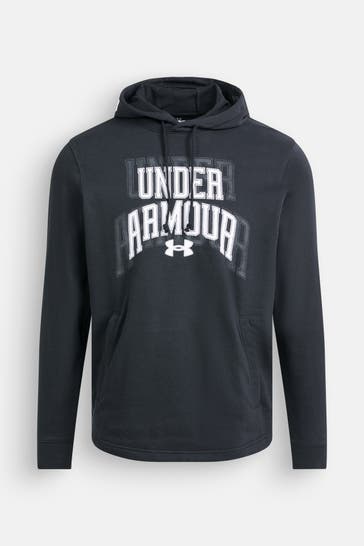 UNDER ARMOUR Hoodie 'Rival Terry' schwarz