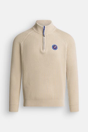 NEW ZEALAND AUCKLAND Strick-Troyer 'Oroa' creme