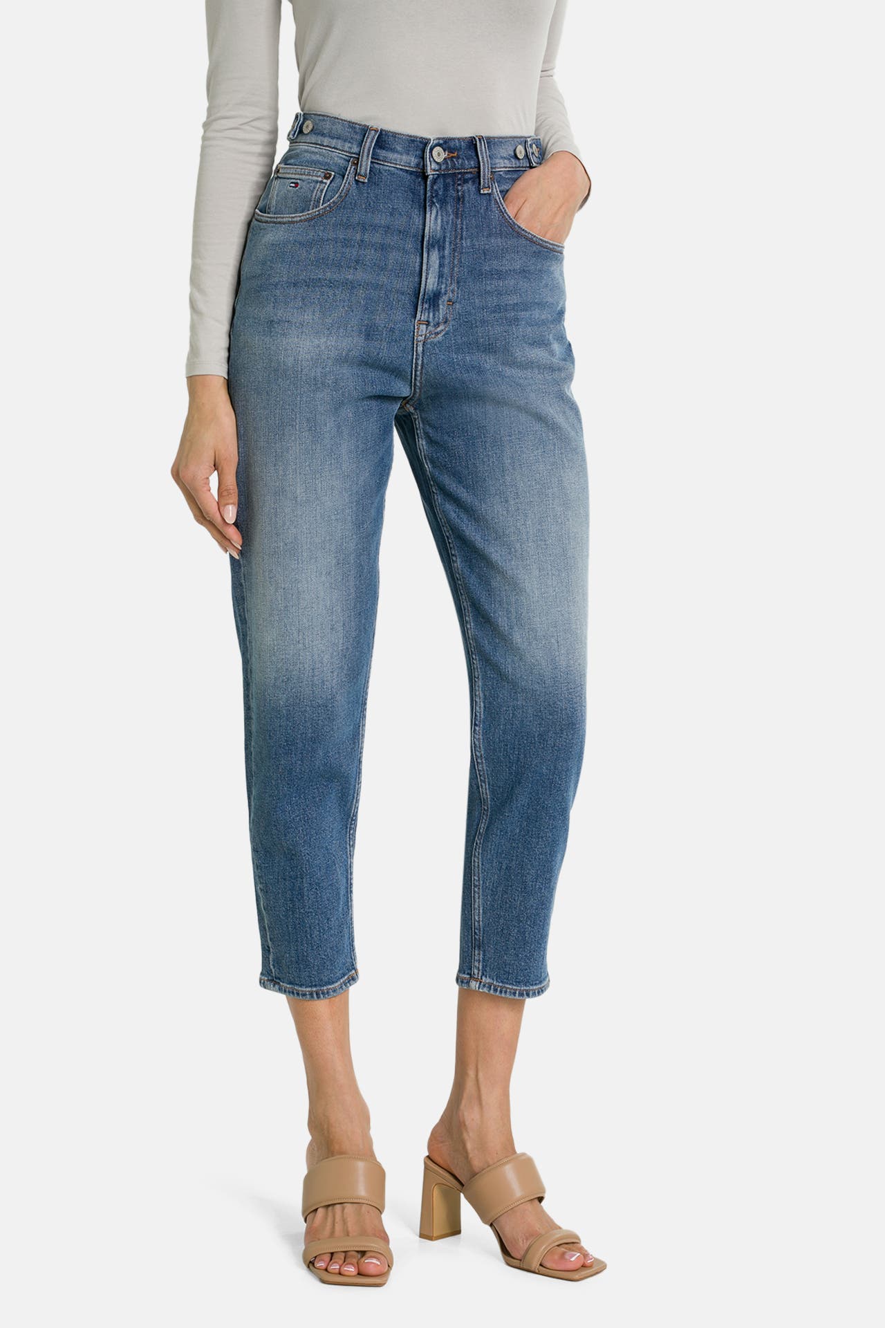 TOMMY HILFIGER Jeans blau mom, Bild 1