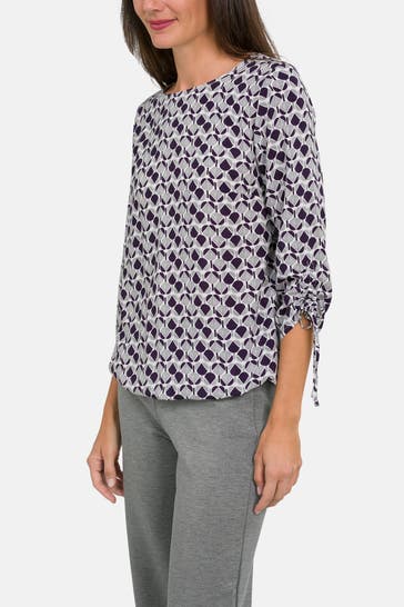 CARTOON Blusenshirt gemustert