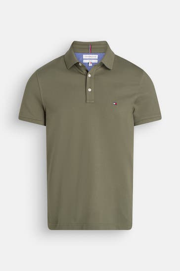 TOMMY HILFIGER Polo-Shirt oliv