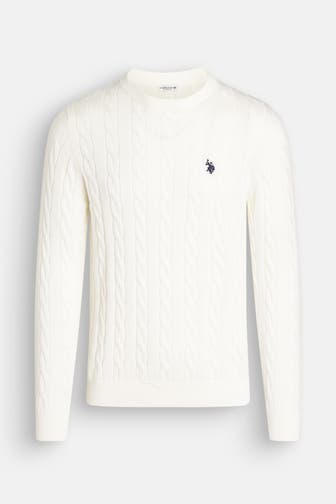 U.S. POLO ASSN. Strickpullover weiß