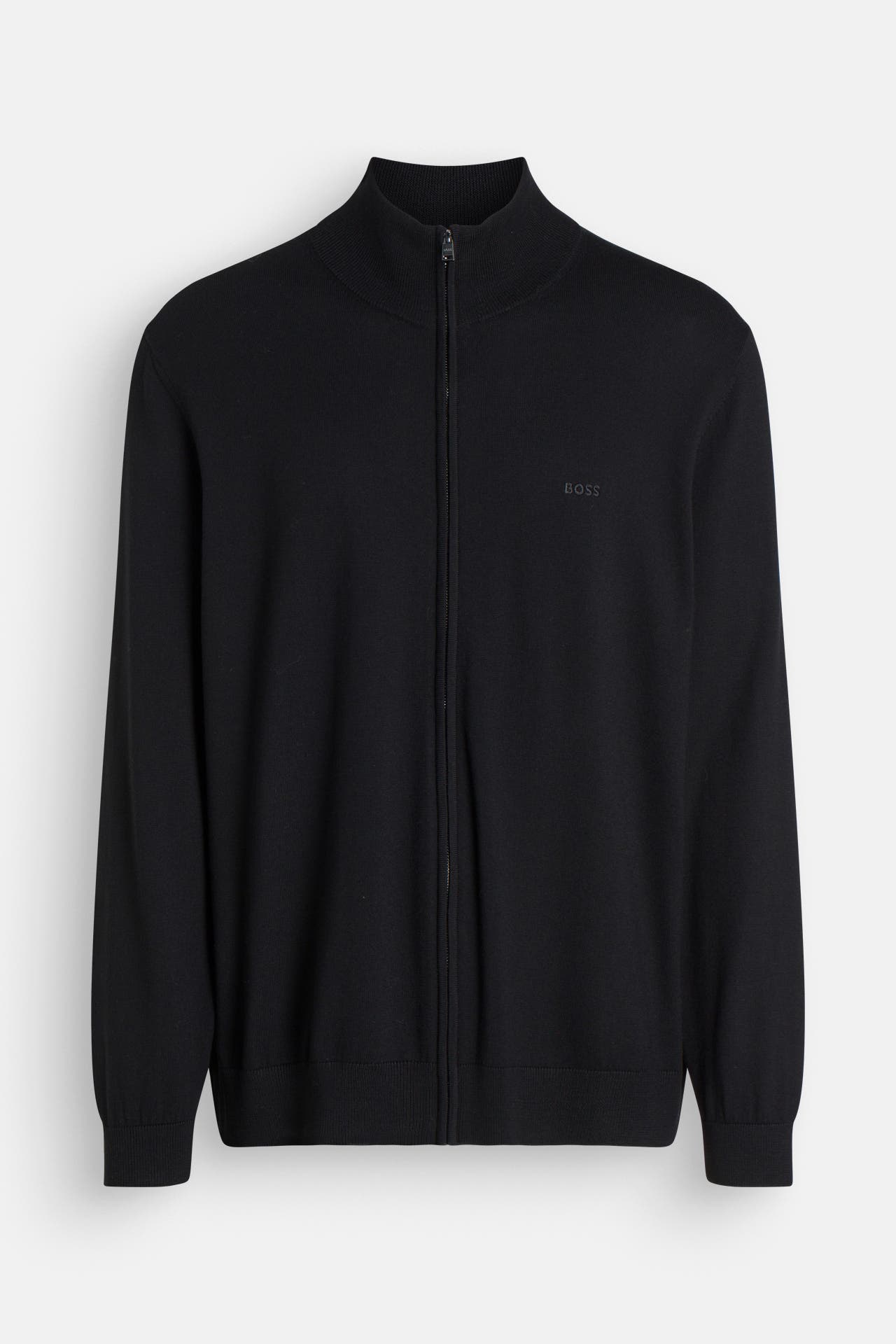 BOSS Woll-Strickjacke schwarz, Bild 1