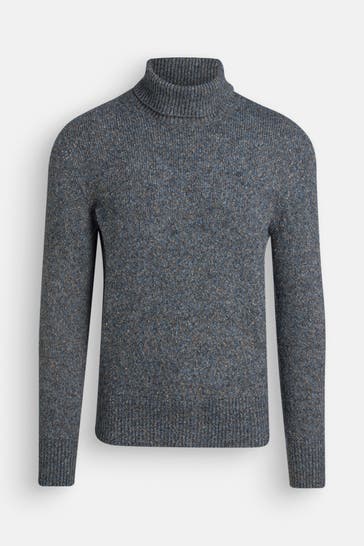 PHIL PETTER Rollkragenpullover blaugrau