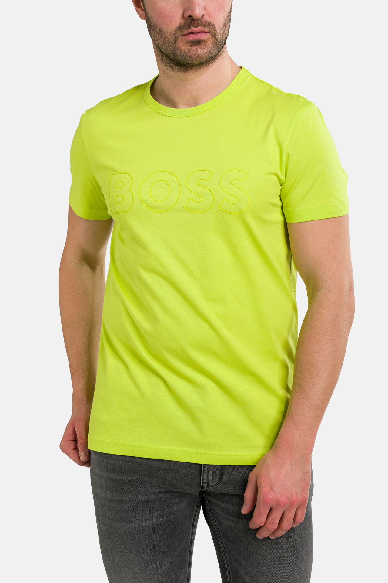 BOSS GREEN T-Shirt 'Teebo' neongrün, Bild 1